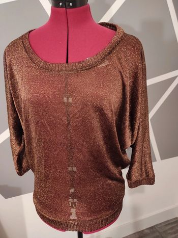 Pull fin brillant Promod t2 neuf