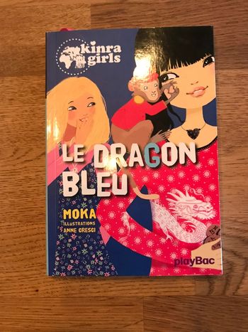 Livre Kinra Girls Numéro 11 Le dragon bleu