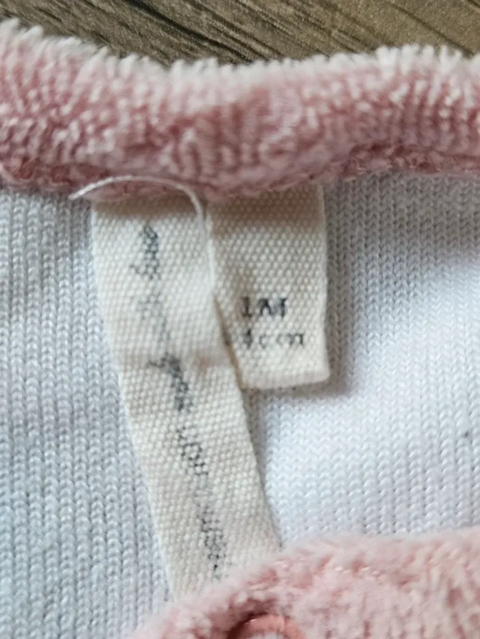 Pyjama en velours 1 mois - photo numéro 3