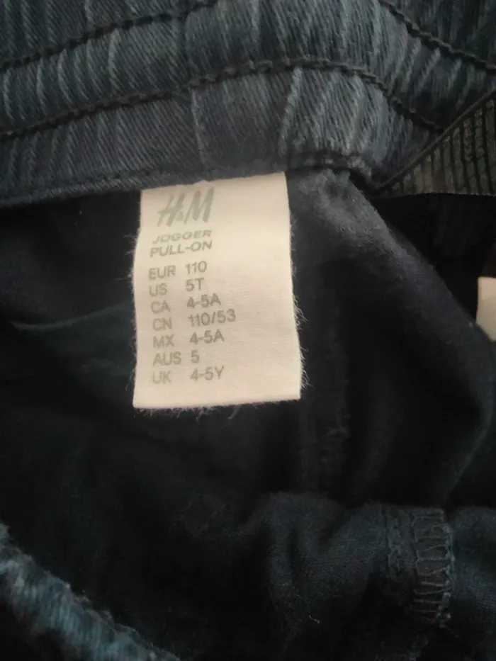 Jogger H&M marine 4-5 ans - photo numéro 4