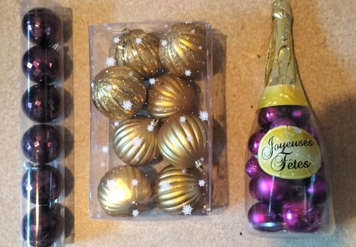 Lot boules de noel - photo numéro 2