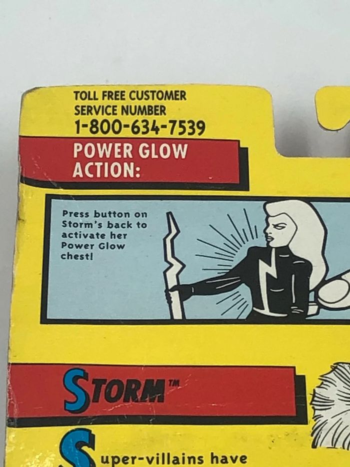 Figurine Marvel Comics X-Men Storm Toy Biz 1993 neuf - photo numéro 9