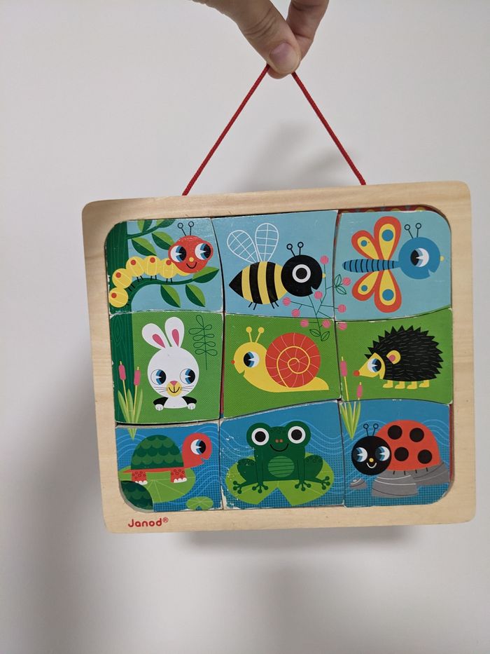 Puzzle aimanté bois Janod