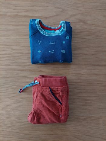 Ensemble habit OBAÏBI- 6 mois