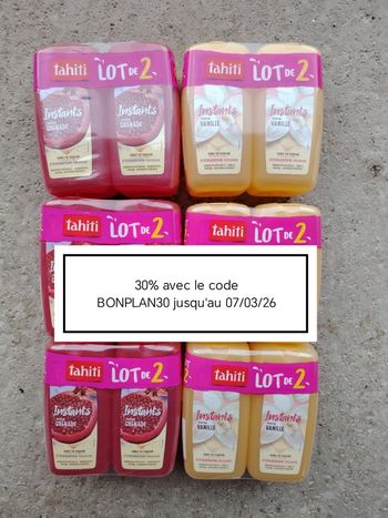 12 gel douche Tahiti 