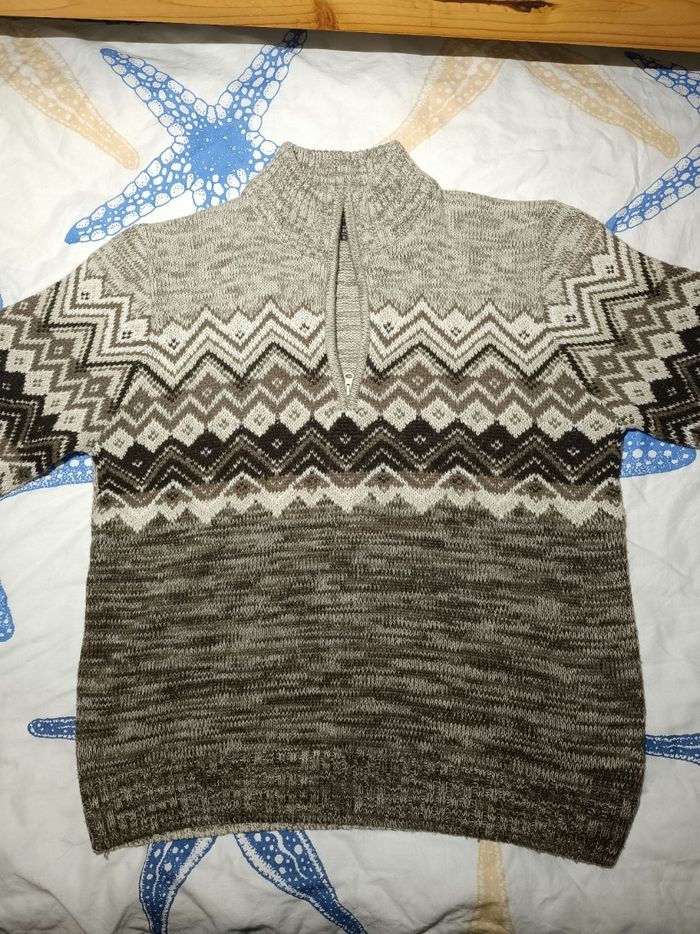 Pull homme multicolore