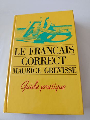 Vend livre le francais correct