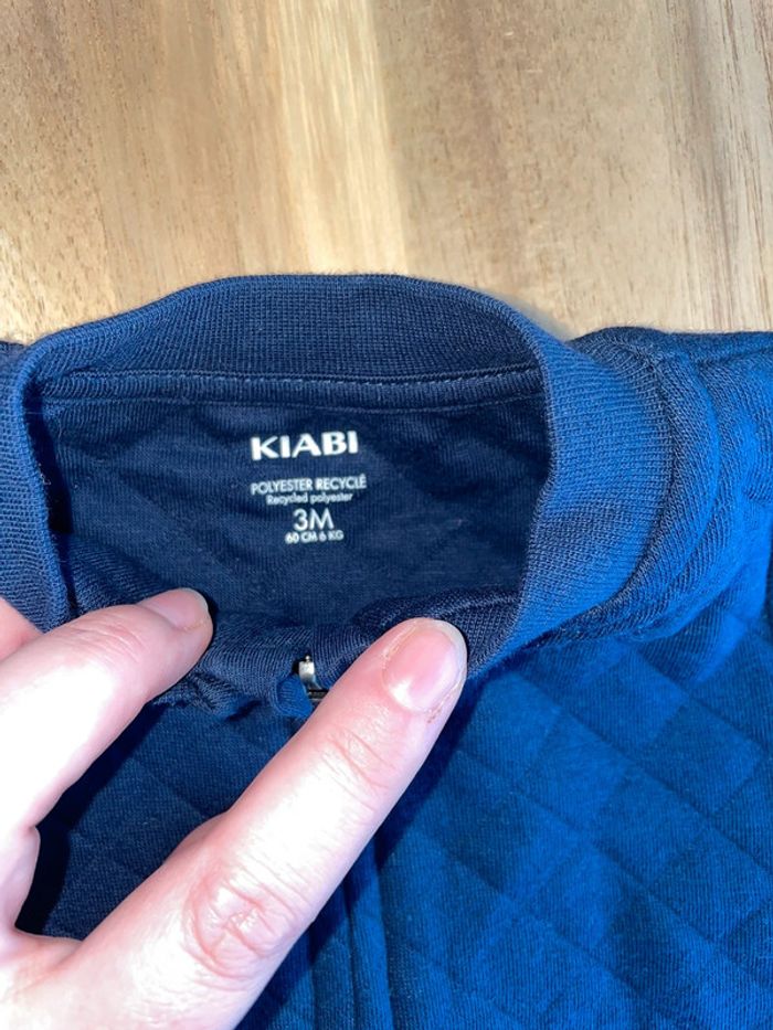 Veste légère 3 mois kiabi bomber gilet - photo numéro 3