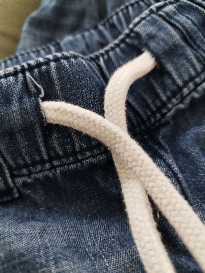 Jeans 👖 élastique et à lacets à la taille - photo numéro 4
