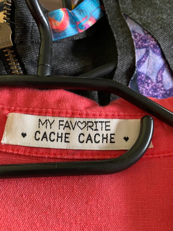 Robe corail Cache Cache Taille 38 - photo numéro 3