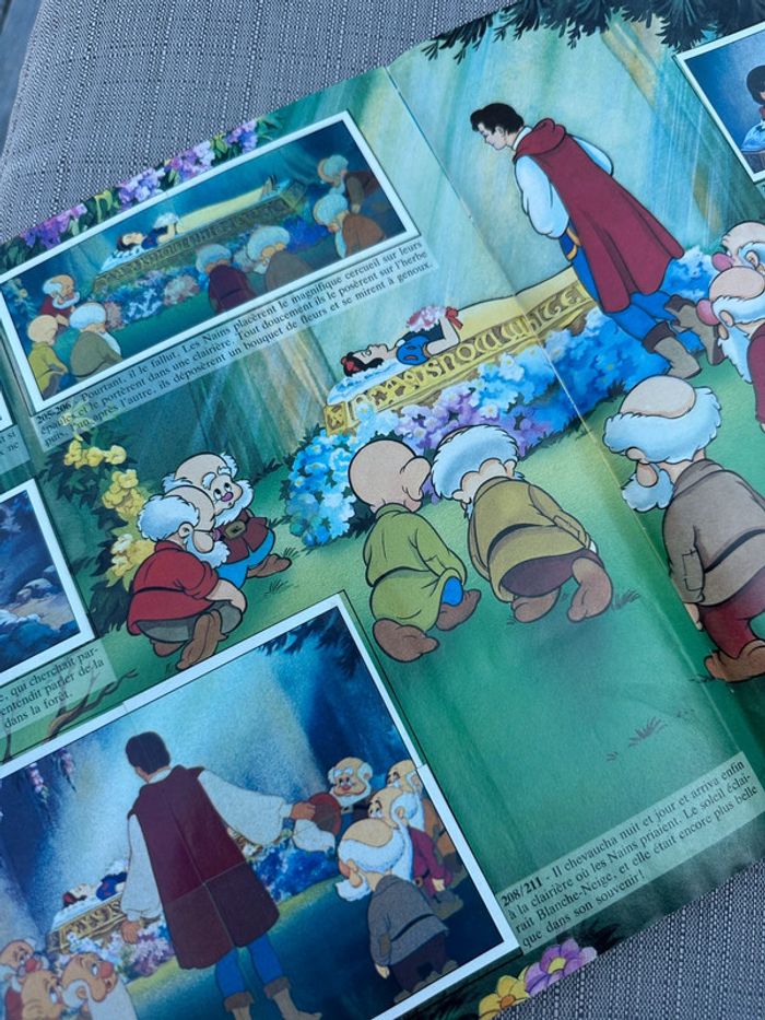 Blanche neige et les 7 sept nains Disney album vignettes Panini complet vintage ancien - photo numéro 9