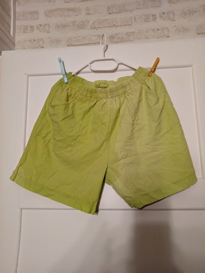Short vert anis La Cotonneraie