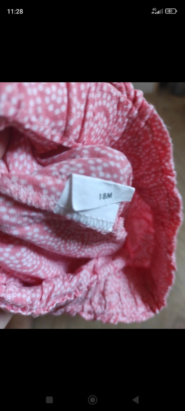 Pantalon neuf imprimé fille 18 mois fluide et fin - photo numéro 3