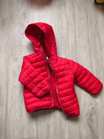Blouson 24 mois rouge