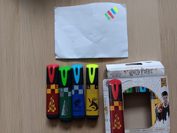 Surligneurs neuf harry potter