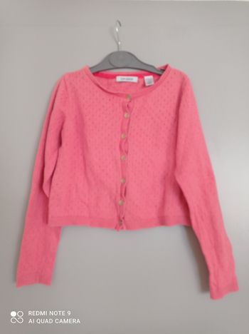 Gilet rose 5ans