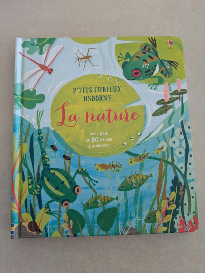 Livre collection les p'tits curieux Usborne La nature