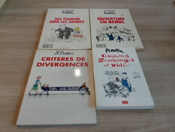  Lot de 4 BD, Plantu, Batellier