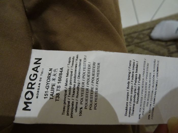 Veste perfecto taupe Morgan taille 38 - photo numéro 5