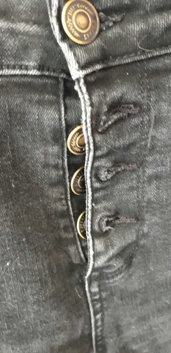 Lot de Jeans noir et jaune T32 - photo numéro 3