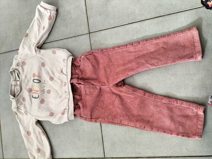 Ensemble pantalon+ pull Enjoy
