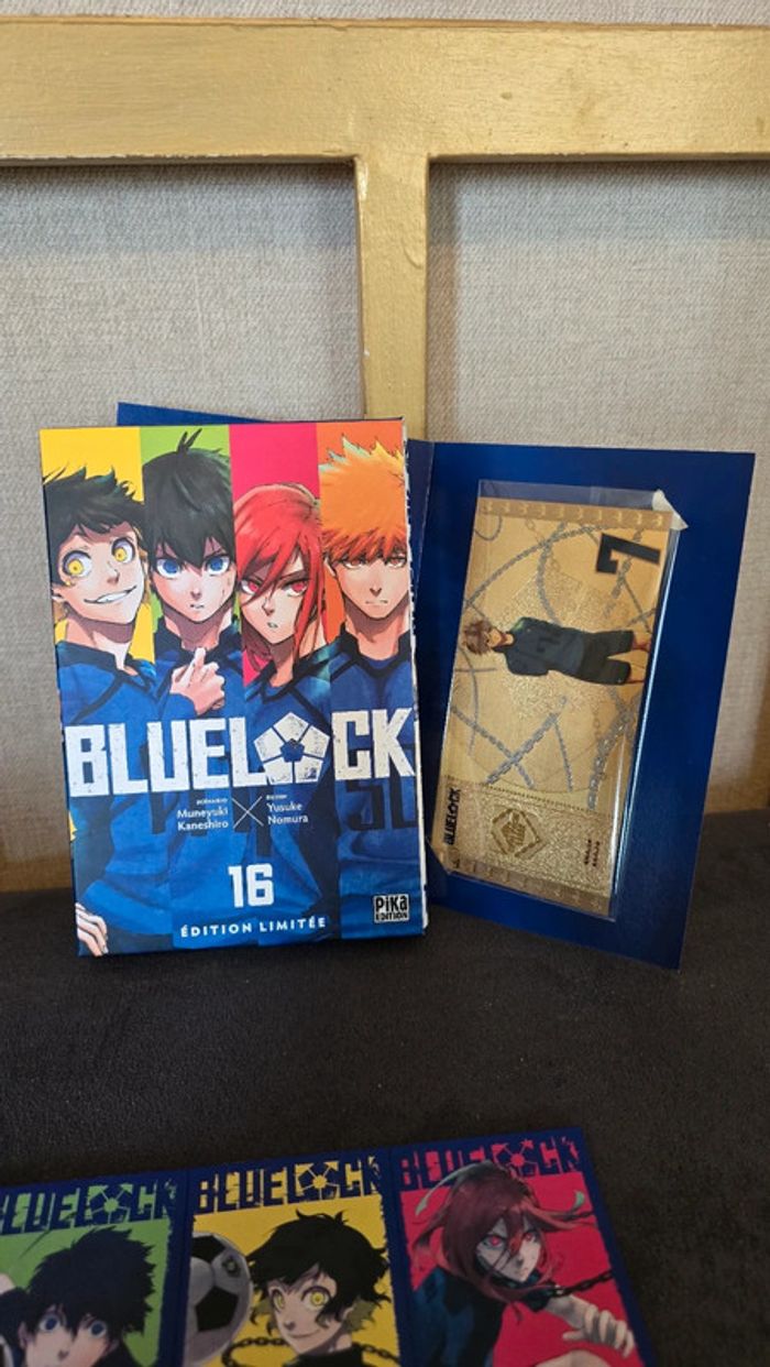 lot manga blue lock avec ticket d'or nagi - photo numéro 6