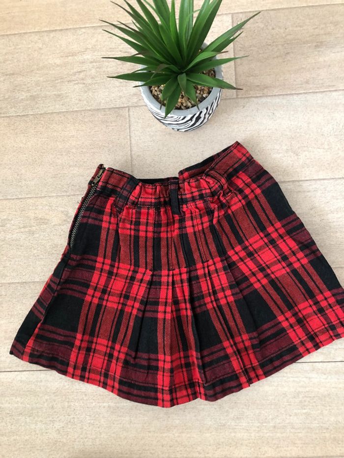 Jupe noire et rouge Okaïdi - photo numéro 4