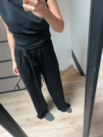 Pantalon pailleté élastique taille unique