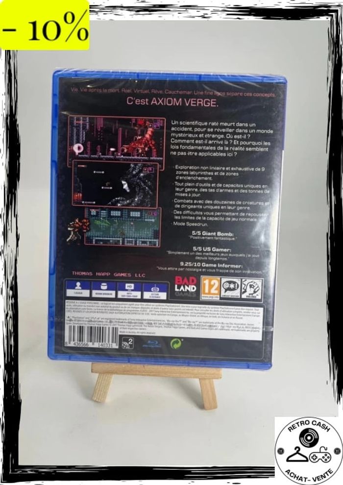 Axiom Verge PS4 neuf sous blister Version Française - photo numéro 2