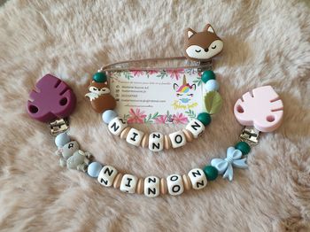 Attache tétine + Attache doudou +