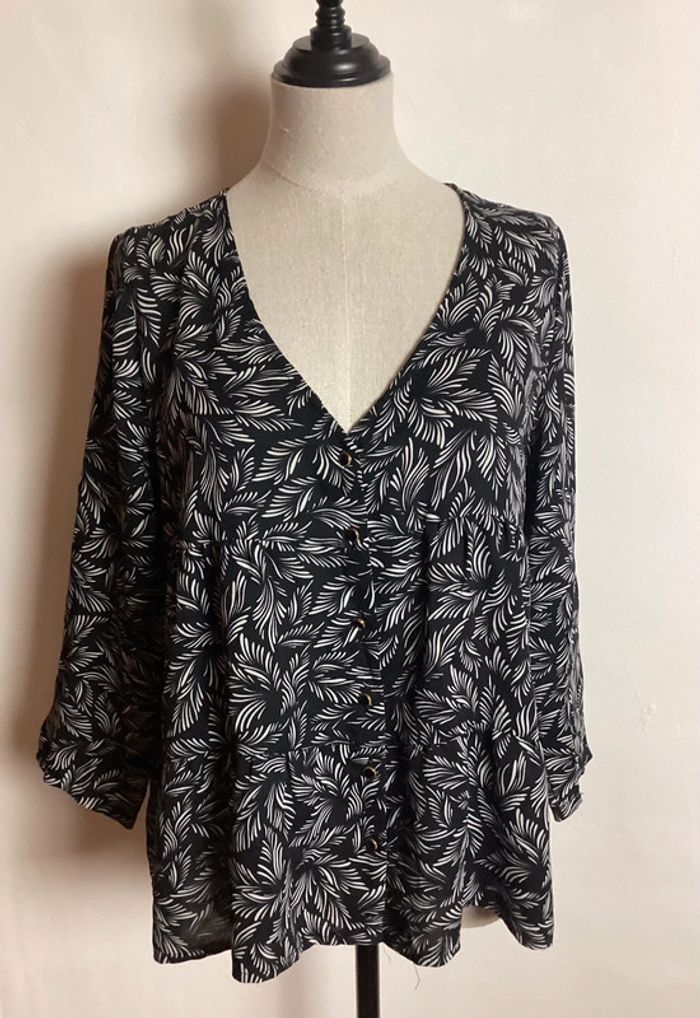 Chemise noire et blanche Lili&Lala 36