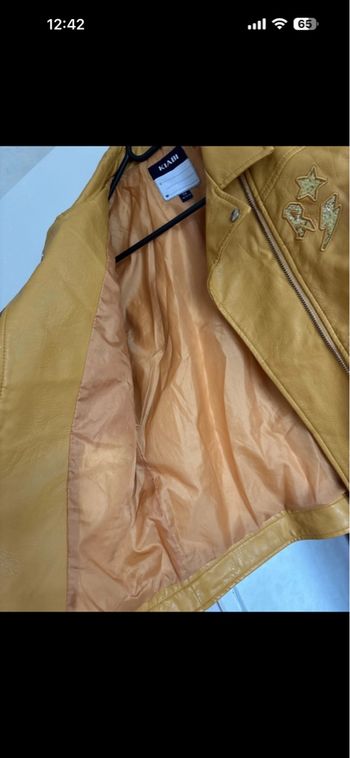Veste fille 12 ans moutarde