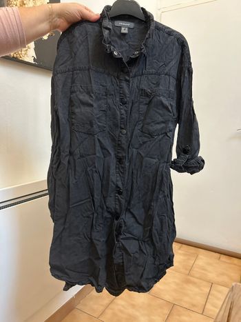 Robe chemise gris anthracite taille 40