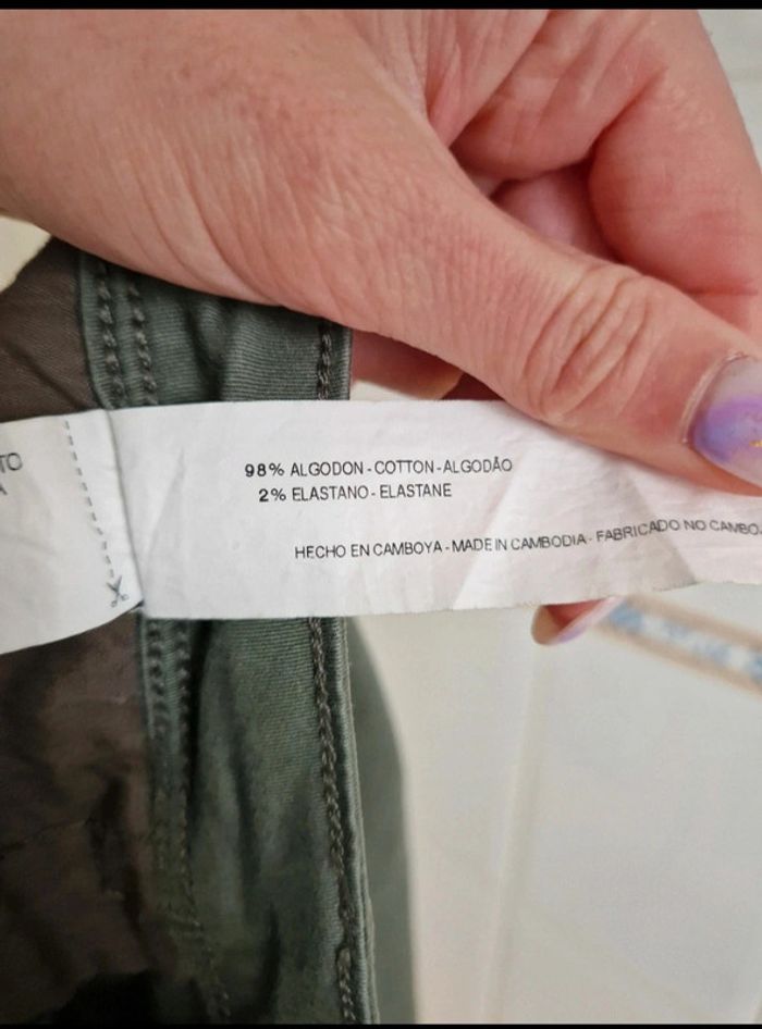 Jean skinny kaki taille basse 98% coton femme taille M/38 - photo numéro 8