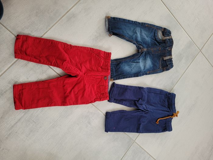 Lot 13 pantalonset 3 salopettes 6 mois - photo numéro 2