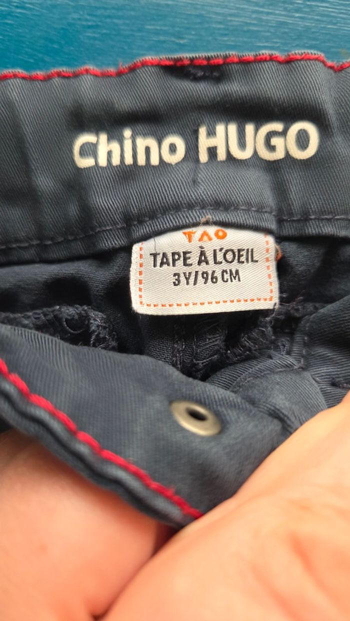 Chino Hugo bleu - photo numéro 2