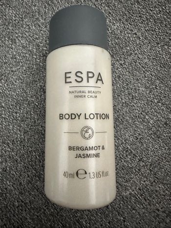 Lotion pour le corps bergamot et jasmin espa 40 ml neuf avec étiquette