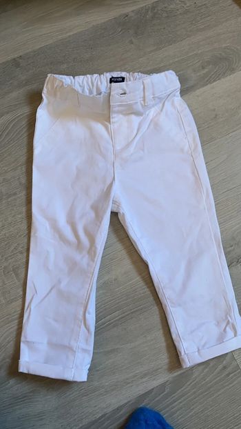 Jean blanc 18 mois