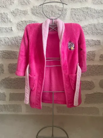 Peignoir de bain éponge fille Disney princesse 4ans