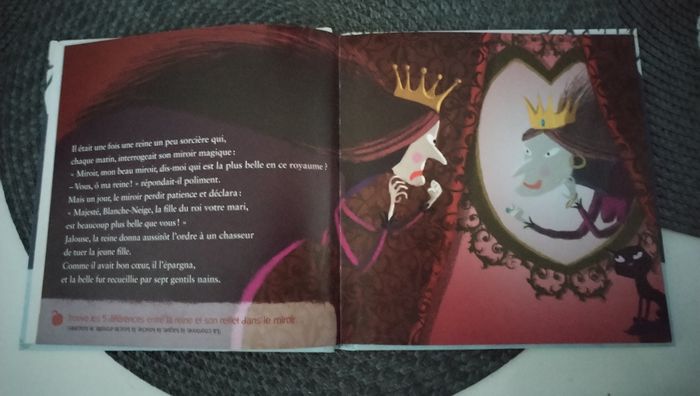 Livre "Pas la pomme, Blanche Neige" neuf - photo numéro 2