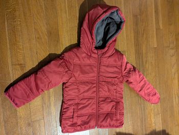 Manteau fillette 3a bordeaux