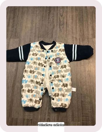 Turbulette très épaisse et pied pour bébé taille 3/6mois 🧸