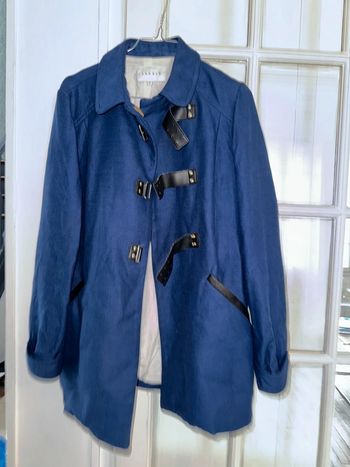 Manteau Sandro avec du cuir Taille 38