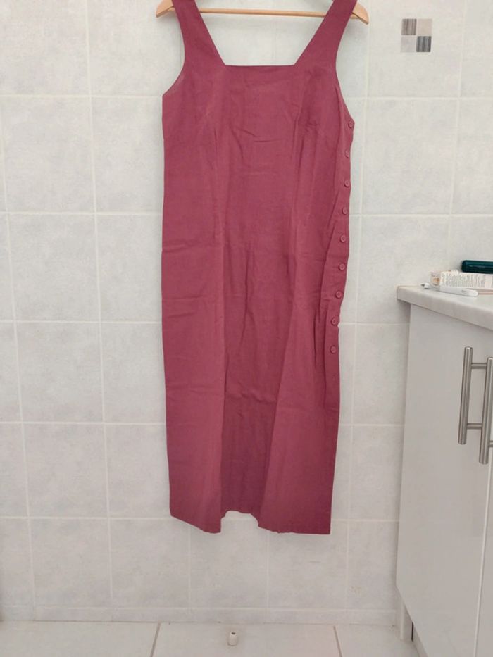 Robe en lin taille 42 très bon état - photo numéro 3