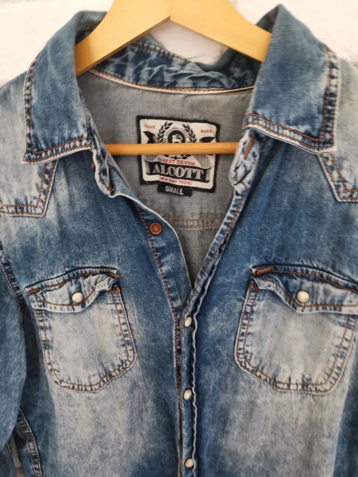 Alcott chemise en jean homme taille S - photo numéro 6