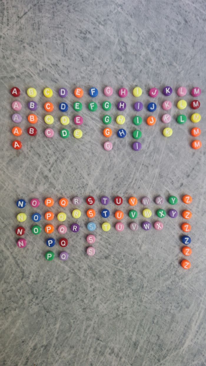 Perles alphabet - photo numéro 2