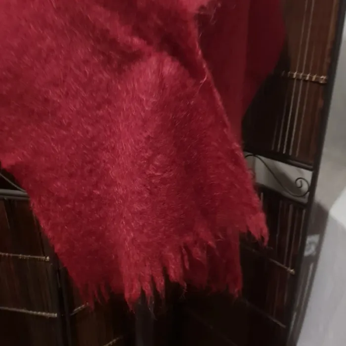 Très beau et chaud châle Vintage "St Michael" Mohair et laine - photo numéro 3