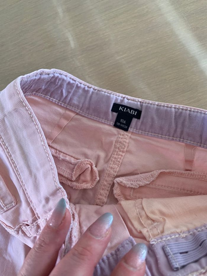 Jupe rose en jean 10 ans - photo numéro 4