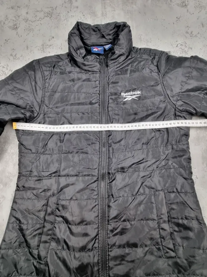 Doudoune mi-saison Reebok noire – Taille M Femme (mesures en photos) - photo numéro 8