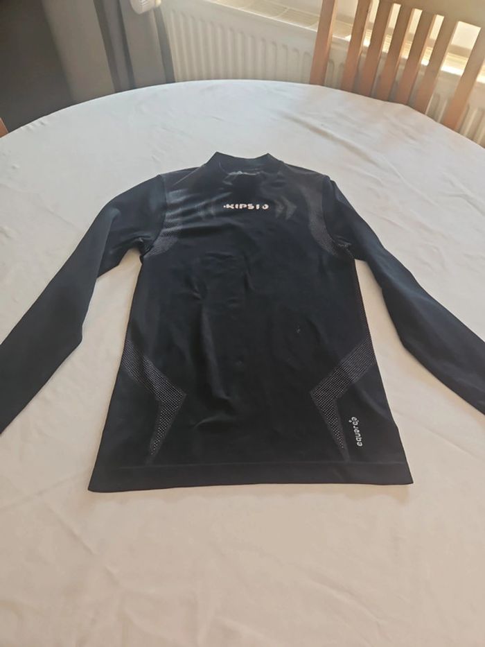 T-shirt thermique Kipsta noir - Xs - photo numéro 2